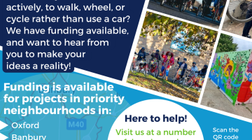 Community Active Travel Fund Poster