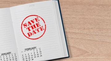 Save the date stamp in a calendar